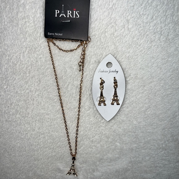 Fashion Paris Set of Necklace & Earrings - Picture 2 of 6